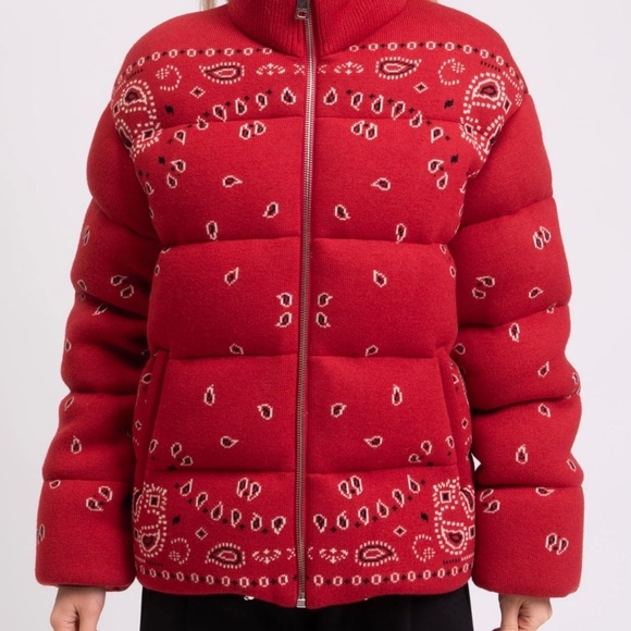 Alanui Jackets & Blazers - Alanui Bandana Puffer Jacket Medium new with tags